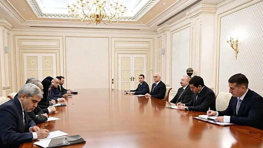 Prezident iranlı naziri qəbul etdi 