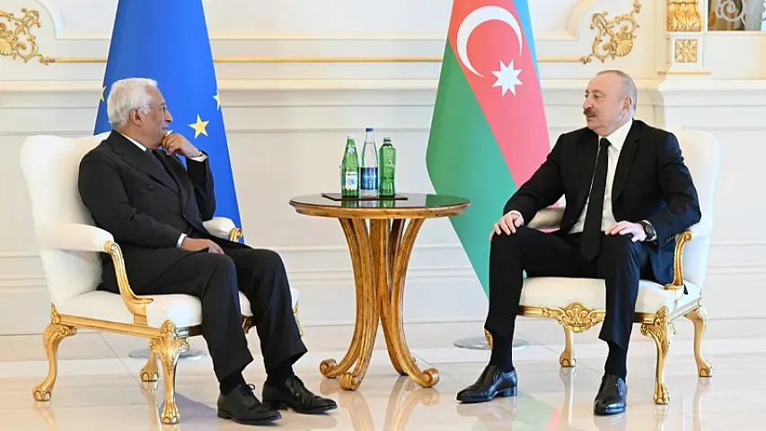 İlham Əliyevin Antonio Koşta ilə təkbətək görüşü keçirilib