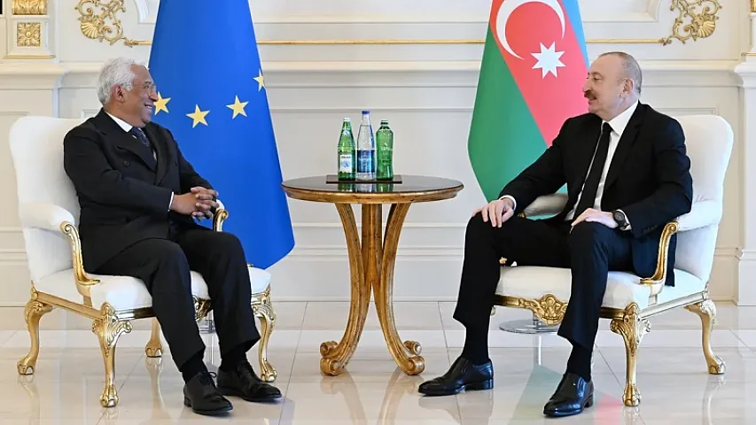 İlham Əliyev Antonio Koşta ilə mətbuata bəyanatlarla çıxış edirlər