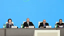 İlham Əliyevin sosial şəbəkə hesablarında XIII Qlobal Bakı Forumu ilə bağlı videoçarx paylaşılıb