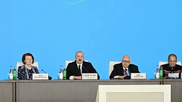 İlham Əliyevin sosial şəbəkə hesablarında XIII Qlobal Bakı Forumu ilə bağlı videoçarx paylaşılıb