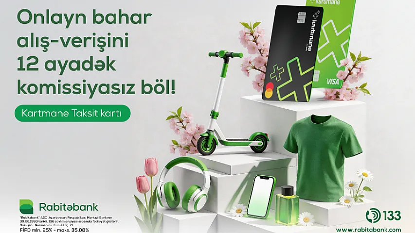 Kartmane taksit kartı istifadəçiləri üçün “Novruz payı” kampaniyası