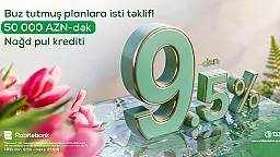 Rabitəbankdan nağd pul krediti üzrə sərfəli "Bahar Kampaniyası" 