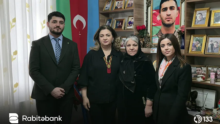 Rabitəbank Ramazan və Novruz Bayramı ərəfəsində şəhid ailələrini ziyarət edib