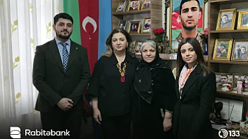 Rabitəbank Ramazan və Novruz Bayramı ərəfəsində şəhid ailələrini ziyarət edib