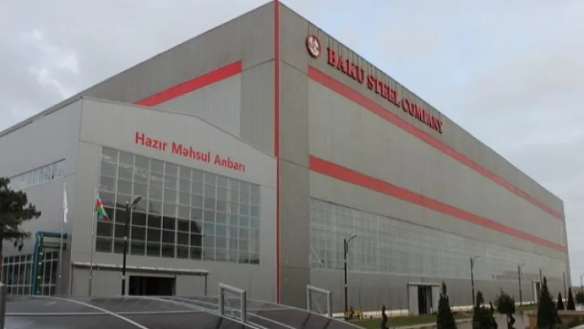 “Baku Steel Company”nin ixrac gəliri 1,3 milyon dollar artıb