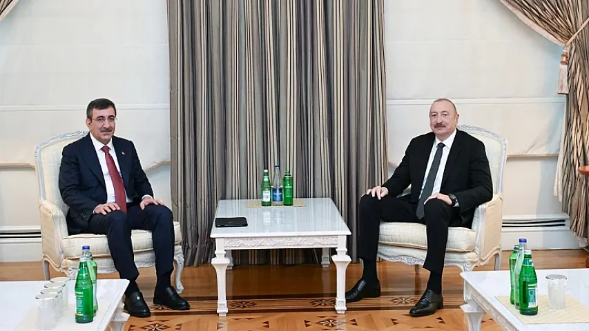İlham Əliyev Türkiyənin Vitse-prezidentini qəbul edib