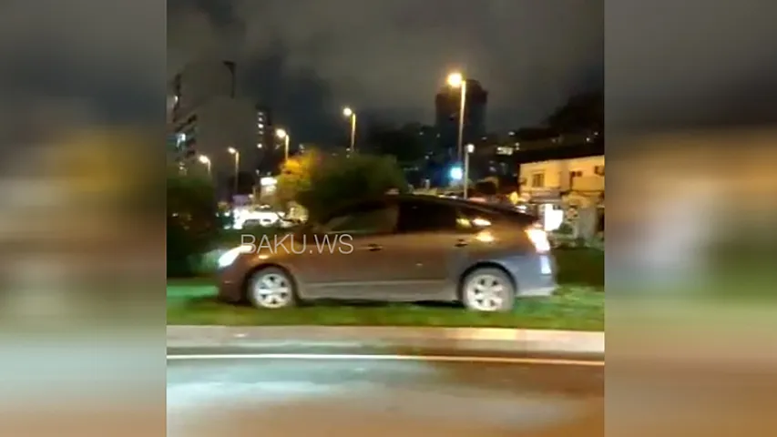 Bakıda "Pirus" mərkəzi parkda "gəzintiyə çıxdı"<span style="color: #ff0000;"> (VİDEO)</span>