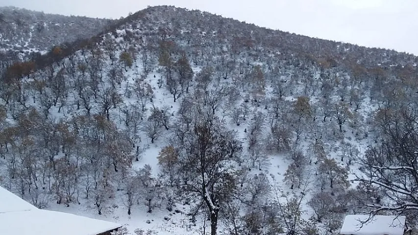 Bu ərazilərə qar yağdı