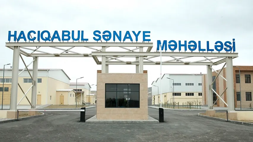 Hacıqabul Sənaye Məhəlləsində məhsul istehsalı 3 dəfədən çox artıb