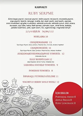 Dəniz mənzərəli 6 restoranda səhər yeməyi qiymətləri