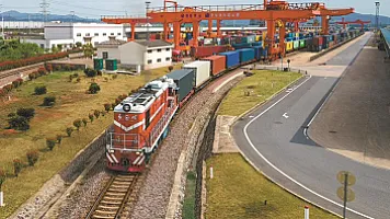 Çin-Avropa marşrutu üzrə hərəkət edən yük qatarlarının sayı 90 minə çatdı