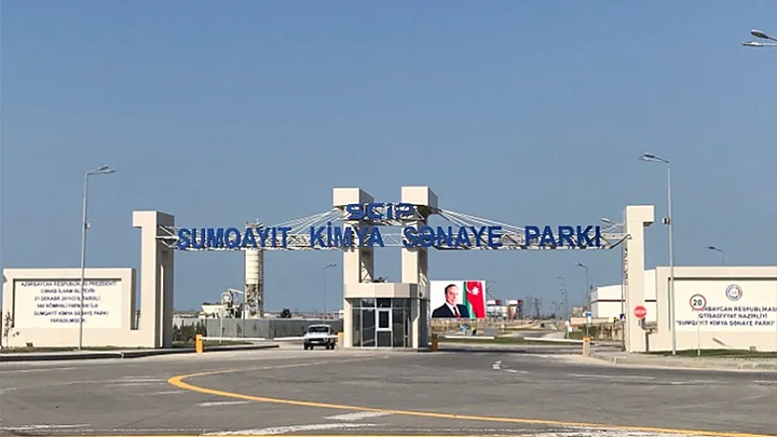 İZİA: Sumqayıt Kimya Sənaye Parkına 5,5 milyard manatdan çox sərmayə yatırılıb