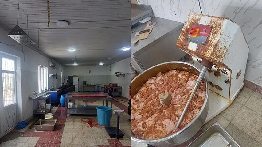 Bakıda qanunsuz fəaliyyət göstərən çiy dönər emalı müəssisəsi aşkarlandı