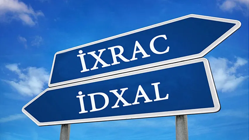 Xarici ticarətdə müsbət saldo son iki ildə kəskin azalıb - Rəqəmlər