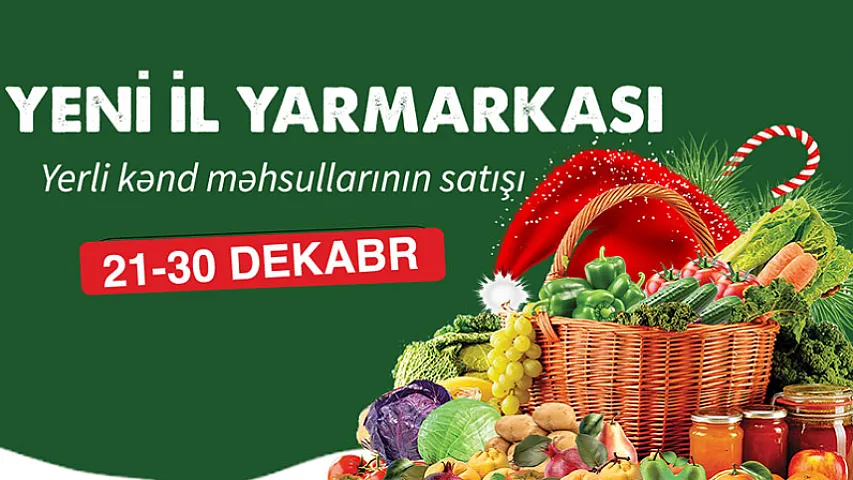 &ldquo;Kənddən Şəhərə&rdquo; Yeni il yarmarkası öz qapılarını açdı