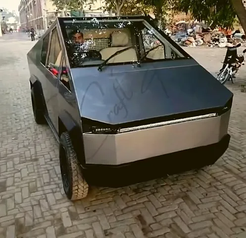 Pakistanda "Tesla Cybertruck"ın ucuz surəti hazırlandı (FOTO/VİDEO)