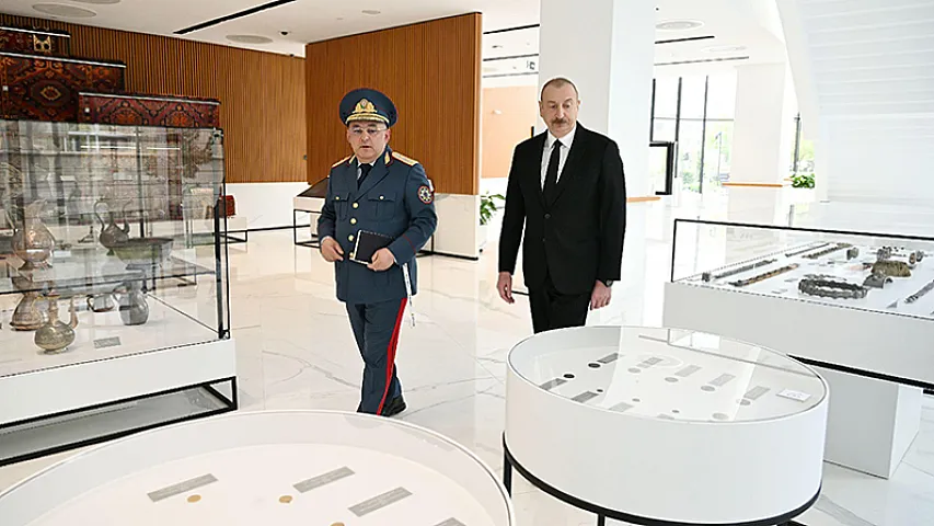 Prezident İlham Əliyev DGK-nın yeni inzibati binasının açılışında iştirak edib