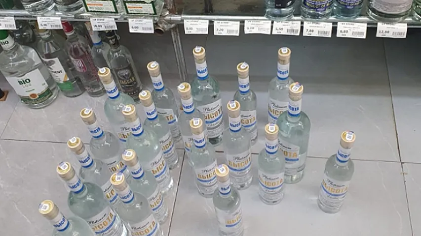 Bu marketdə saxta araqlar aşkarlandı - <span style="color:#008000">DİQQƏT!</span>