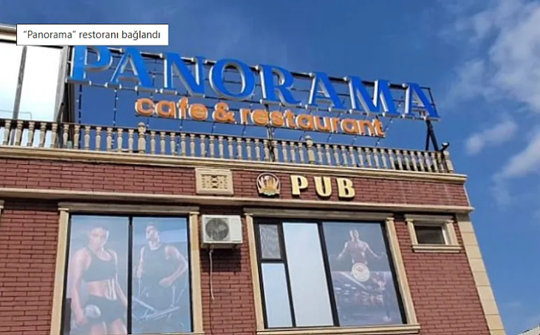 &quot;Panorama&quot; restoranı fəaliyyətini dayandırdı