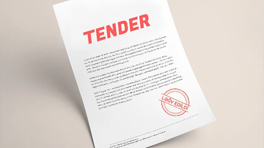 İcra hakimiyyətinin 613 min manatlıq tenderi ləğv edildi